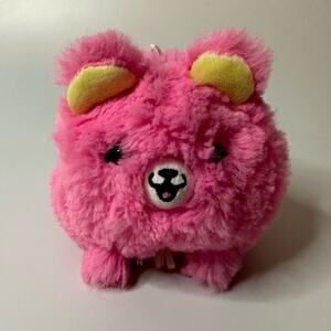 Pink Pikmi Pops Surprise Reversible Beanbag Plush Toy Flips Mini Pom Pom Ball